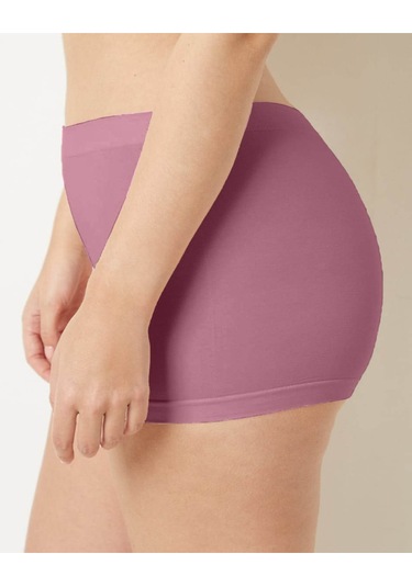 Moncorno Model Toparlayıcı Ve İz Yapmayan İz Belli Etmeyen Korseli Külot Gül Kurusu Renk Gül Kurusu