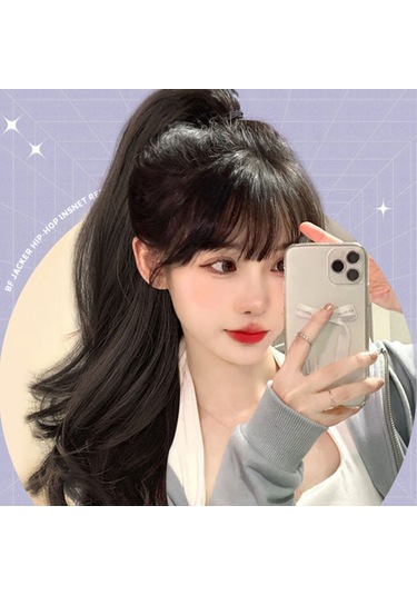 Mufunye Uzun Dalgalı Ponytail Saç Uzantısı: Gerçek Saç Görünümü Ve Rahat Tutturma İle Şıklık Katın