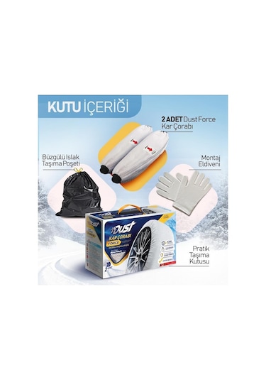 NKT GROUP 205 55 R16 Urban Kar Çorabı - Yüksek Kalite Medium