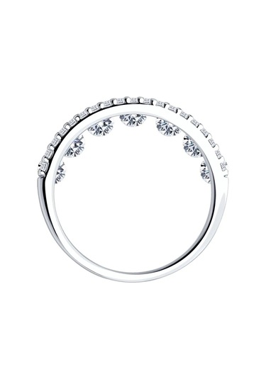 Sokolov 925 Ayar Gümüş Mücevher Klasik Yüzük 350850072 Gri