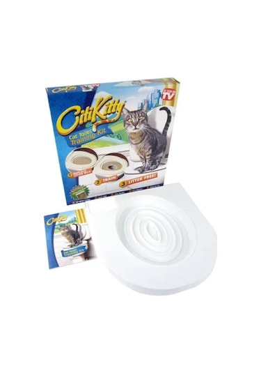 Mk Exclusıve Citikitty Klozet Kedi Tuvaleti Eğitim Seti