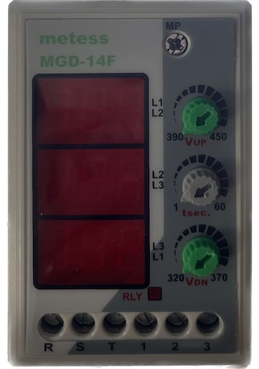 Metess MGD-14F Dijital Gerilim Kontrol Rölesi