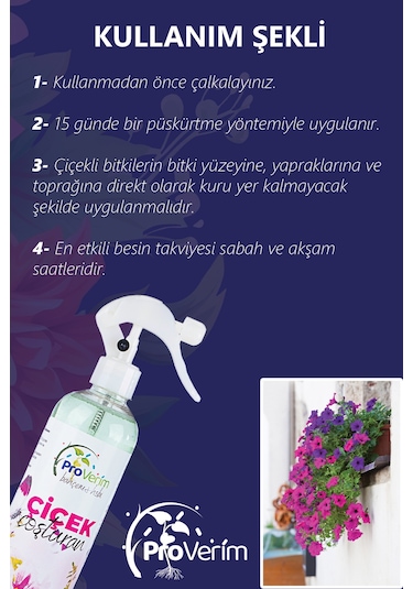 Proverim Çiçekli Bitkiler İçin Çiçek Coşturan 300 ML