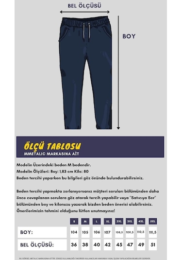 MMetalic Siyah-Antrasit Erkek Fermuar Cep Nakış Detaylı Düz Paça Rahat Kesim 2'li Eşofman Altı Paketi