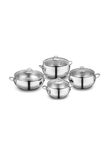 Korkmaz A1807 Tombik Tencere Takımı 8 Parça