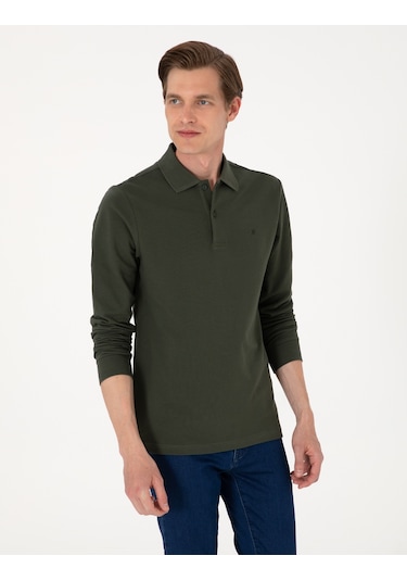 Pierre Cardin Erkek Koyu Yeşil Sweatshirt 50314048-vr079 Koyu Yeşil