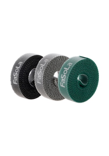 Teltree Fasola Bilgisayar Kablolarını Düzenleyici, Otomatik Yapışkan Arka Yüzeyli, 5 Metre Siyah, Ofis Ve Ev İçin Dayanıklı Kordon Bağlayıcı