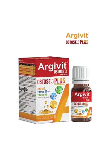 Ostose3 Plus Omega 3 Ve Vitamin D3 Içeren Takviye Edici Gıda 10 Ml