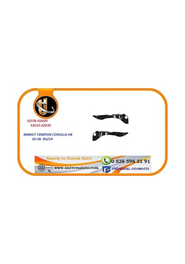 Braket Tampon Corolla Hb 02-06 Ön Rh