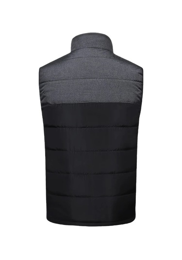 Willowhaven Gri Asya S 21 Bölge Isıtmalı Yelek, 4 Anaşlı 3 Hızlı V Yaka Isıtıcı Giysi