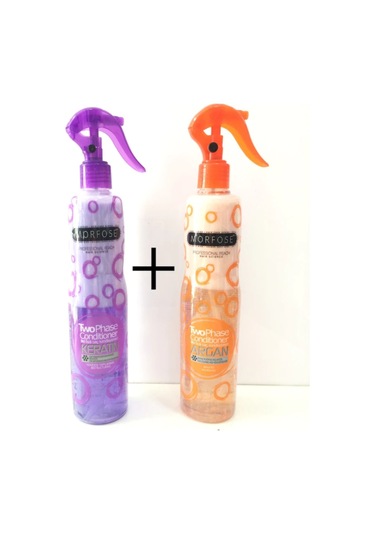Morfose Argan Özlü Çift Fazlı Fön Suyu 400 ML + Keratin Özlü Fön Suyu 400 ML