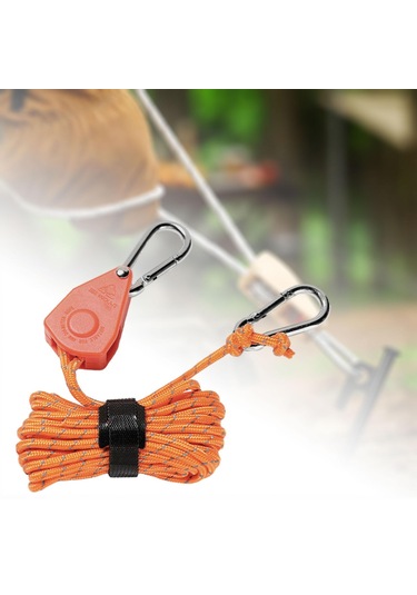 Suntek Cırcırlı Askı Halat Askısı Hızlı Kilitleme Turuncu Turuncu