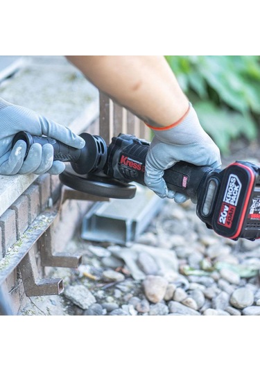 Kress KUH10.9 20V 125 MM Profesyonel Şarjlı Solo Avuç Taşlama Makinesi