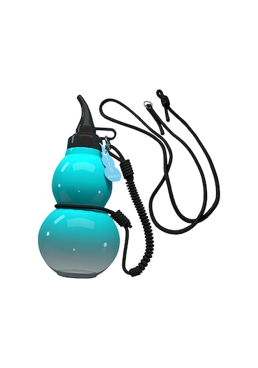 Suntek 800ml Çin Kabak Su Şişesi Spor Matarası Açık Mavi