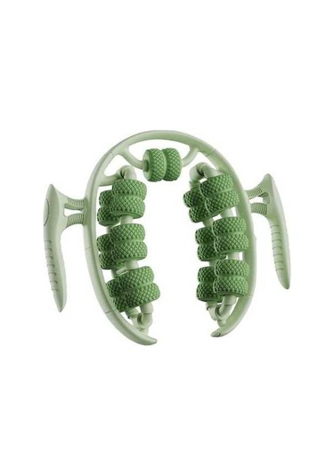 Besthome1 Yeşil Suntek Kol Uyluk Vücut Geliştirme Masaj Rulosu Sporcu İçin Yeşil