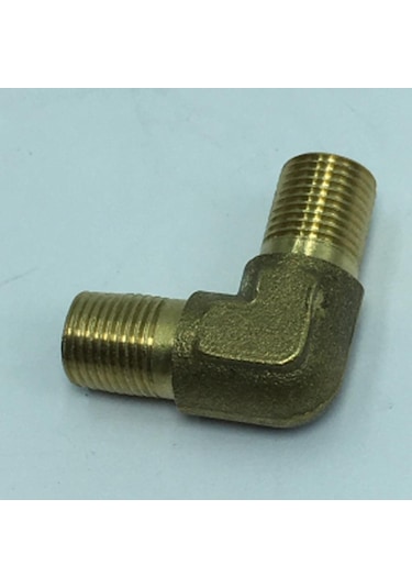 Suntek 1 Adet Çift Erkek Dişli Dirsek Pirinç Adaptör Dn6xdn6