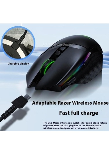 Thunderbolt Basilisk Ultimate Naga Pro Deathadder V2 Pro Viper Ultimate Fare İçin 5.9ft Kablo Pembe İçin Usb Şarj Kablosu