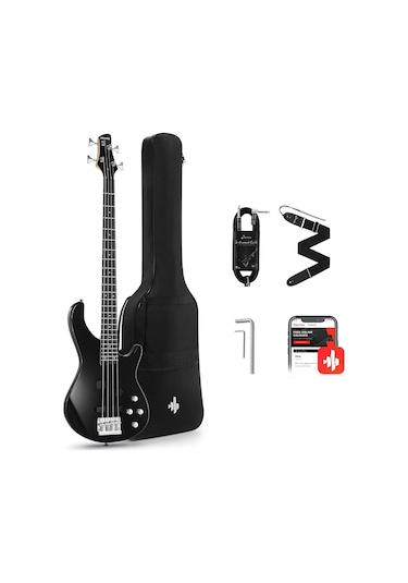 Donner Dpj-100 Pj-style Bas Gitar Siyah