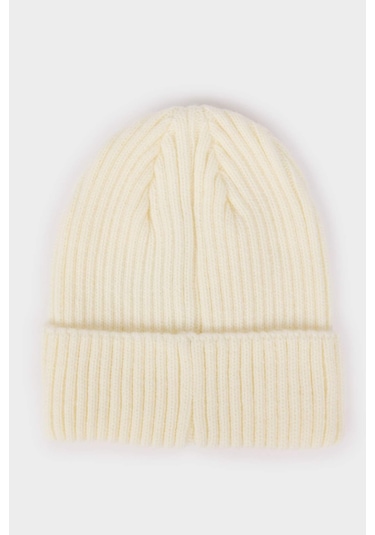 Defacto Kız Bebek Triko Bere E9999a525wnwt1 Beyaz