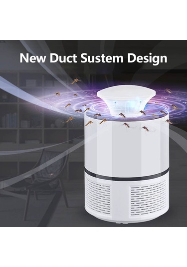 Padalink Usb Girişli Evcil 365nm Işık Teknolojili Sinirsel Kovucu: Etkili Sinek Ve Mus Musu Avcısı - Siyah