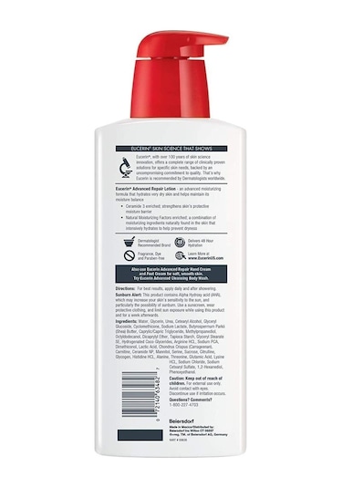 Eucerin Advanced Repair Aşırı Kuru Ciltler için Nemlendirici Losyon 500 ML