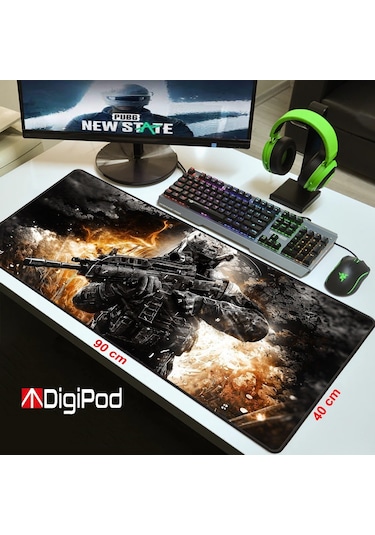 Digipod Gaming Mousepad Oyuncu Mouse Pad 90x40 Xxl Büyük Oyuncu