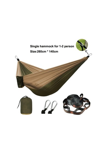 Tcherchı Yeşil Açık Bahçe İçin Ultra Hafif Hamak Yeşil