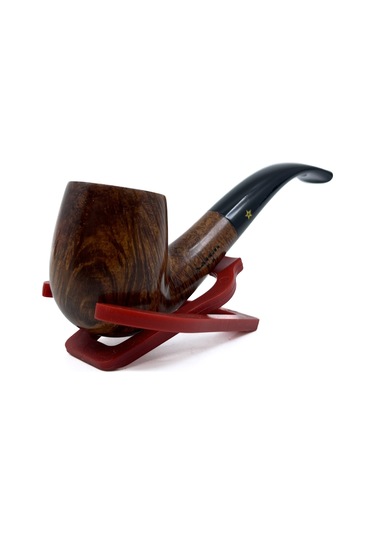 Şahin Sarı Yıldız Bent Billiard 9mm Filtreli Akrilik Saplı Pipo X-160 237197