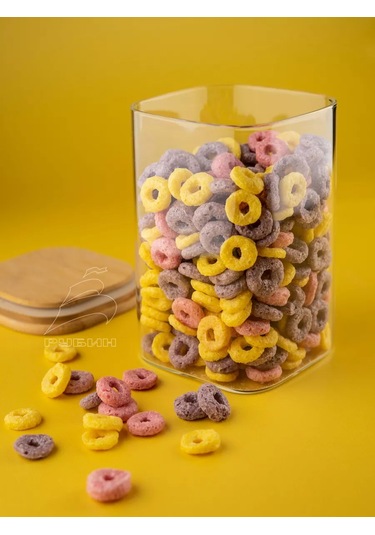 Get&joy Kvadro 1000 Ml Kapaklı Cam Kavanoz 208426934