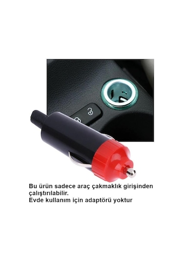 Elektrikli Hava Pompası Şişme Yatak Havuz Vakumlu Poşet Pompası(ARAÇ ÇAKMAKLIK GİRİŞİNDE ÇALIŞIR)888