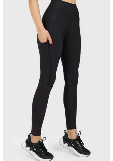 Superstacy İki Beden İnceltici Toparlıyıcı Ultra Yüksel Bel Korse Cepli Sportayt SiYAH