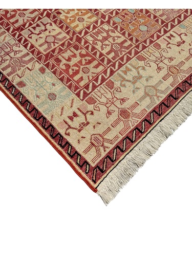 El Dokuma İpek Sumak Kilim 81x185 Yolluk Kilim