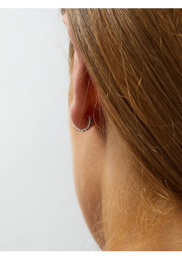 Markiz Desenli Küçük Gümüş 925 Küpeler 16790021 Diğer