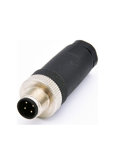 Zhong M12pg-4k ,m12/4-pin Düz Erkek Soket