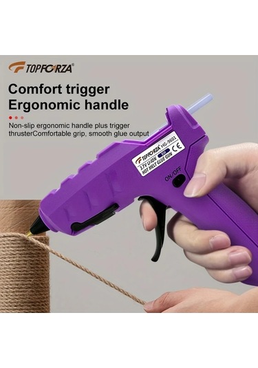 Honeybeeshop Topforza Mini Sıcak Tutkal Tabancası 8w 2000mah Şarj Edilebilir 10 Renkli Çubuk Usb Şarj Anti Damlama Dıy Ev Onarımı