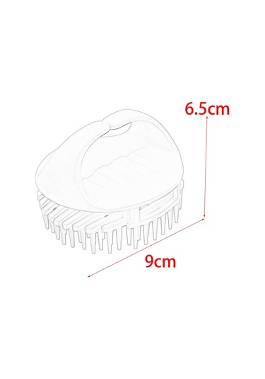Homyl Şampuan Fırçası, Duş Saç Derisi Ovucu Dolaşık
