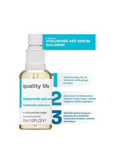 Quality Life Hyaluronik Asit Serum 30 ML
