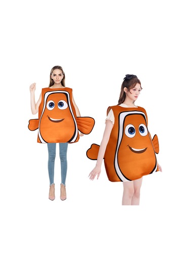 Lıcorıce Yetişkin Finding Nemo Palyaço Balık Cosplay Kostüm