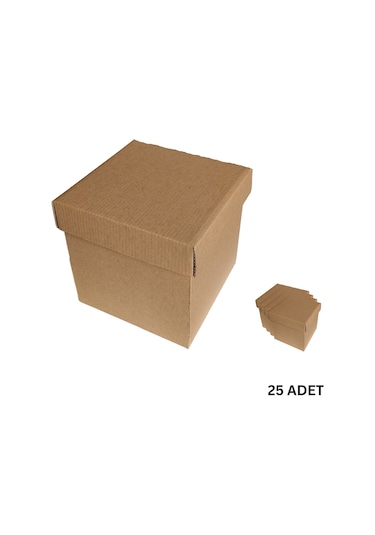 Kapaklı E-ticaret Hediye Kutusu, Kraft Kare Kargo Paketleme Kutus Diğer