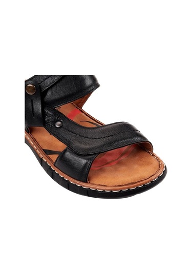 Forelli Ural-G 40507 Siyah Erkek Günlük Sandalet Siyah