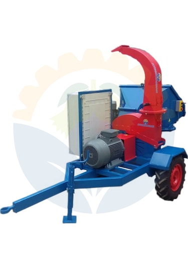 Edo-700t 22 Kw Elektrikli Tekerlekli Dal Öğütme Makinesi 13cm Çap