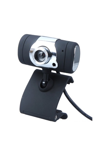 Skycity Siyah Usb Webcam 0.3mp: 360 Dönebilen, Mikrofonlu, Otomatik Aydınlatma, Laptop/desktop Uyumlu, Plug & Play Usb 2.0/1.1