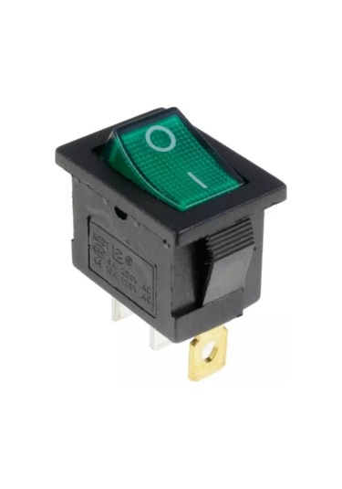 Ic-118 Anahtar Küçük On - Off Işıklı 3 Bacaklı 1 Adet-Kırmızı