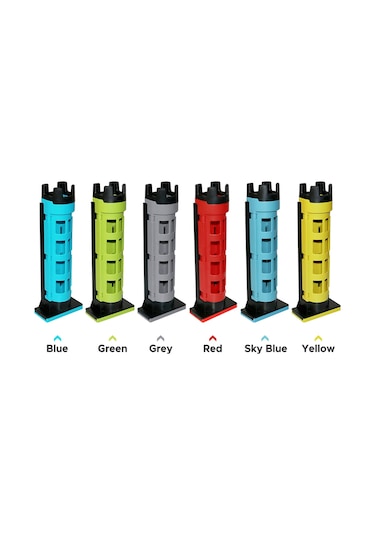 Jeehugo Kırmızı Plastik + Kauçuk Olta Çubuğu Tutucu, 28cm Yükseklik, 4.5cm İç Çap, 200g Ağırlık