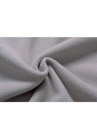 Genıus Store Erkek Polar Oversize Sweatshirt Polar Sweatshirt Gri