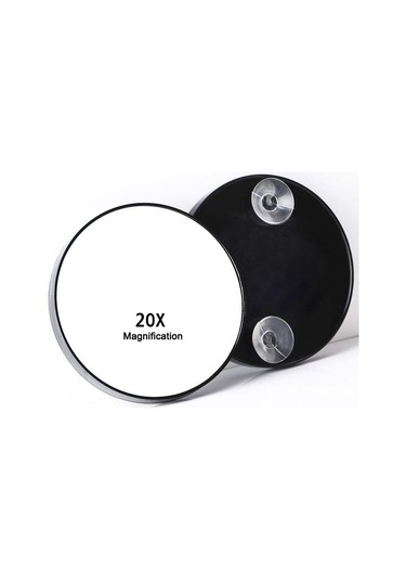 20x Büyüteçli Makyaj Aynası Seti 3,5 İnç Cep Vantuzlu İçinde Diğer