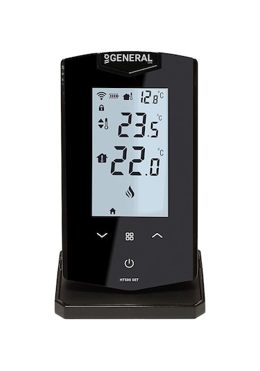 General HT500 SET Kablosuz Akıllı Oda Termostatı Siyah