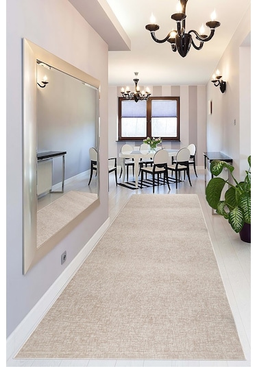 Yıkanabilir Kaymaz Tabanlı Briella Kesme Rulo Halı