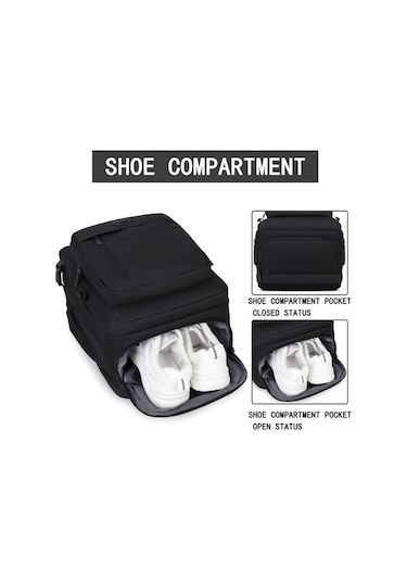 Sandwich Silvery Gray Kadın Seyahat Sırt Çantası - 15.6 Laptop Bölmeli Gri