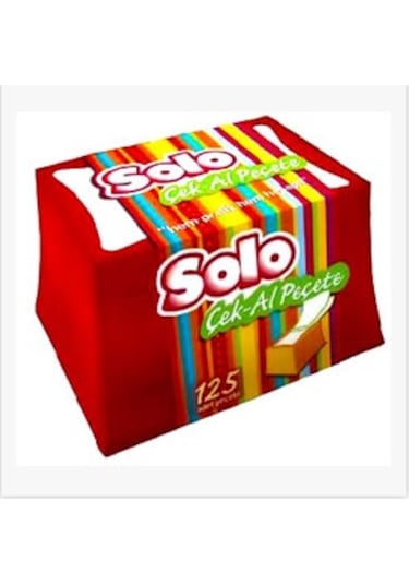 Solo Çek-Al Kutu Peçete 125'Li